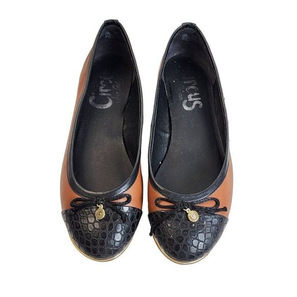 Circus Bailey Ballet Flats Brown & Black, Size 7.5M - Picture 2 of 8